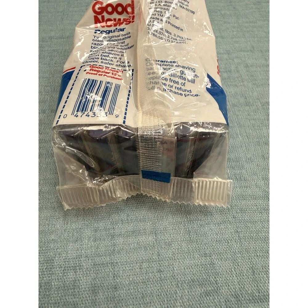 Vintage Gillette Good News Twin Blade 12 Pack Disposable Razors New Sealed 1987